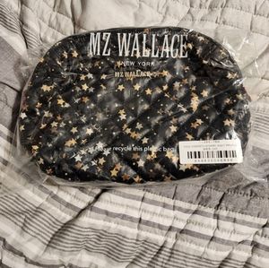 Mz wallace starry night star mica pouch cosmetic bag tote